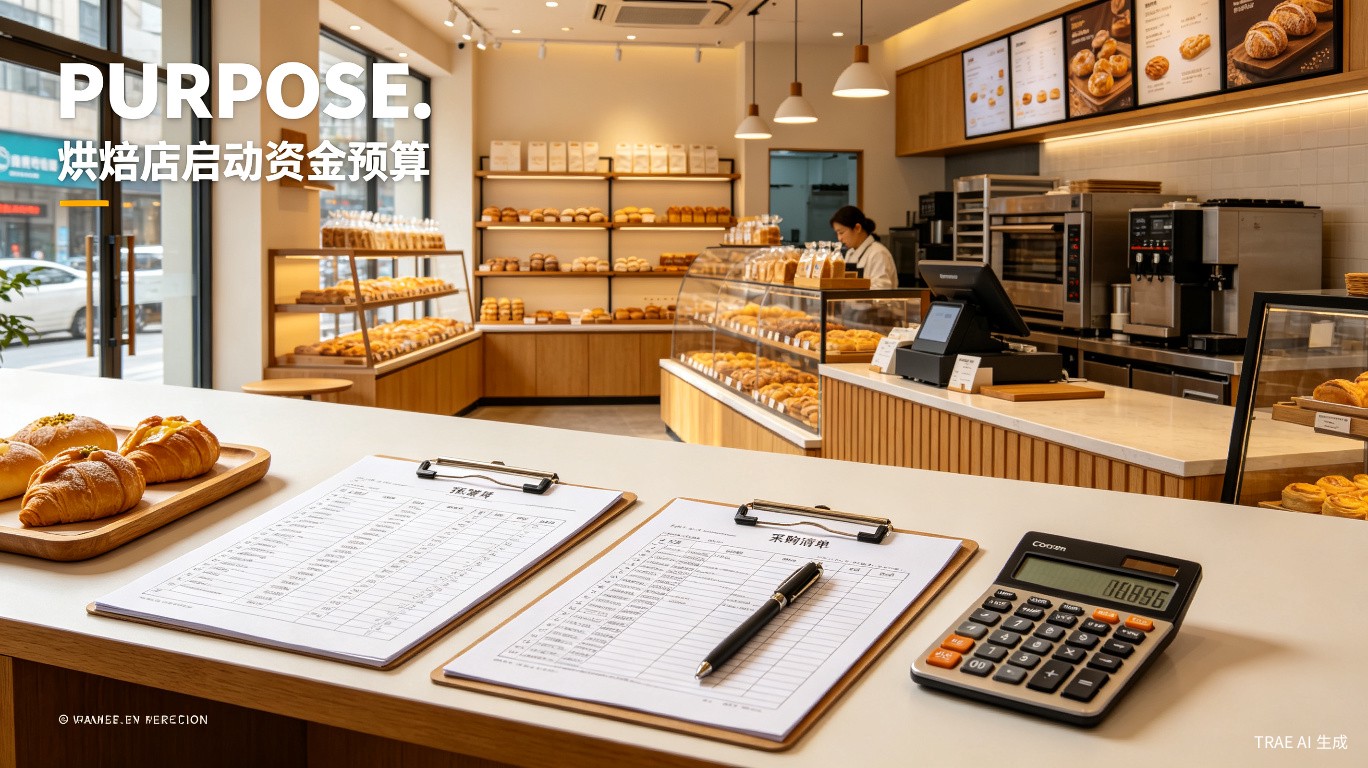 开一家赚钱的烘焙店，需要准备多少启动资金？