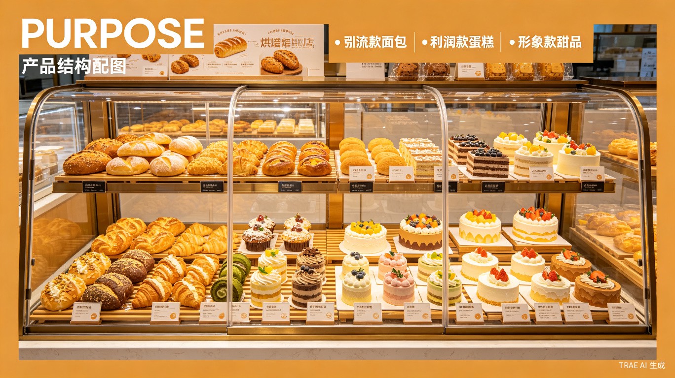 新手开烘焙店，产品结构怎么搭才最赚钱？