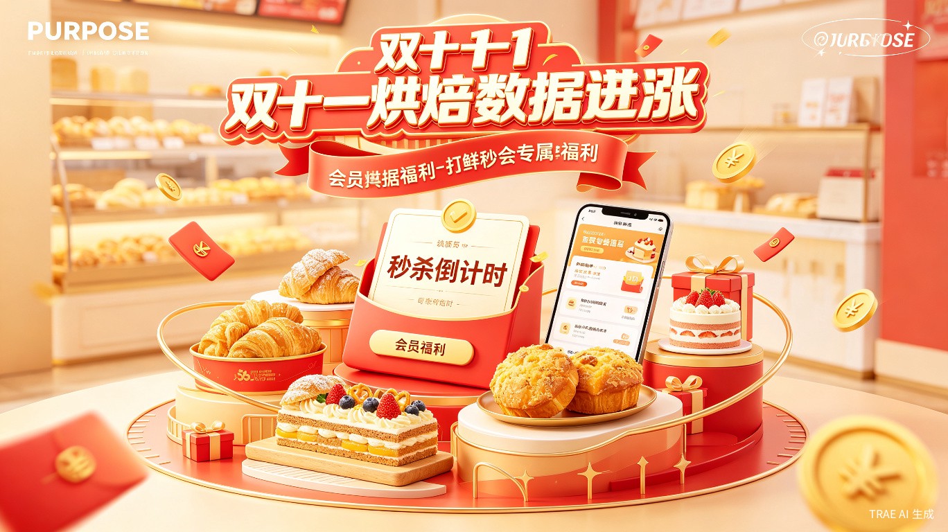 双十一烘焙店线上营销：不用打折也能卖爆