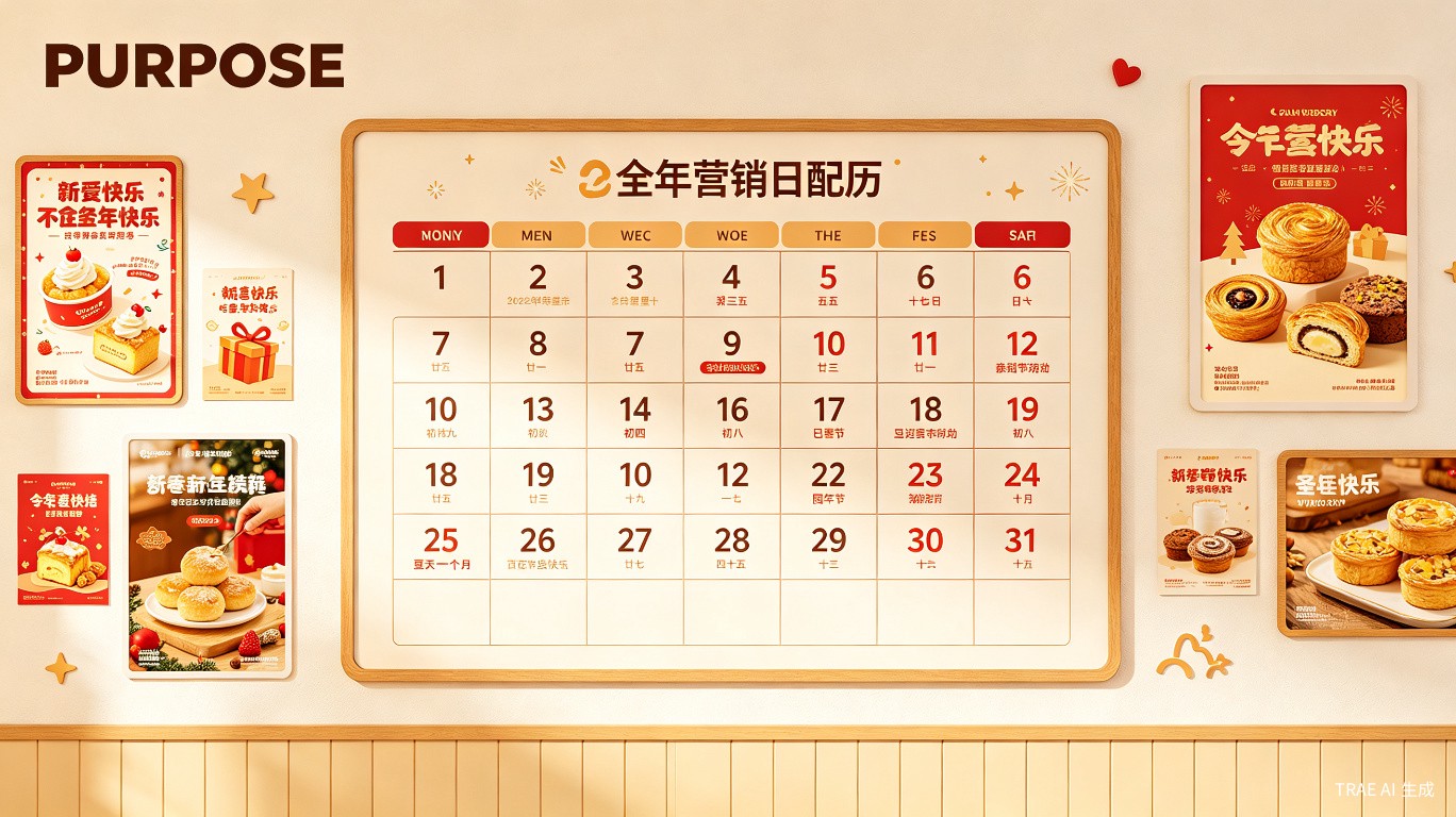 烘焙店全年营销日历：12 个月活动规划，照着做就有生意