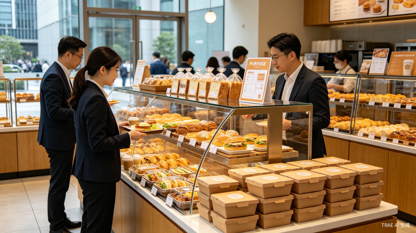 写字楼烘焙店运营技巧：抓住白领的早餐和下午茶